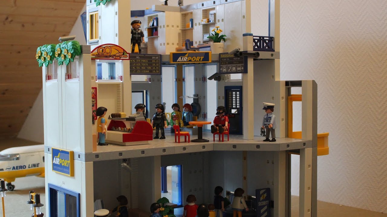 Aeroport playmobil youtube