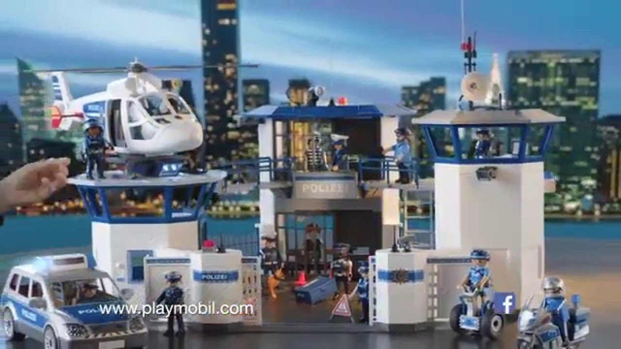 Playmobil city action polizei-kommandozentrale (6872)