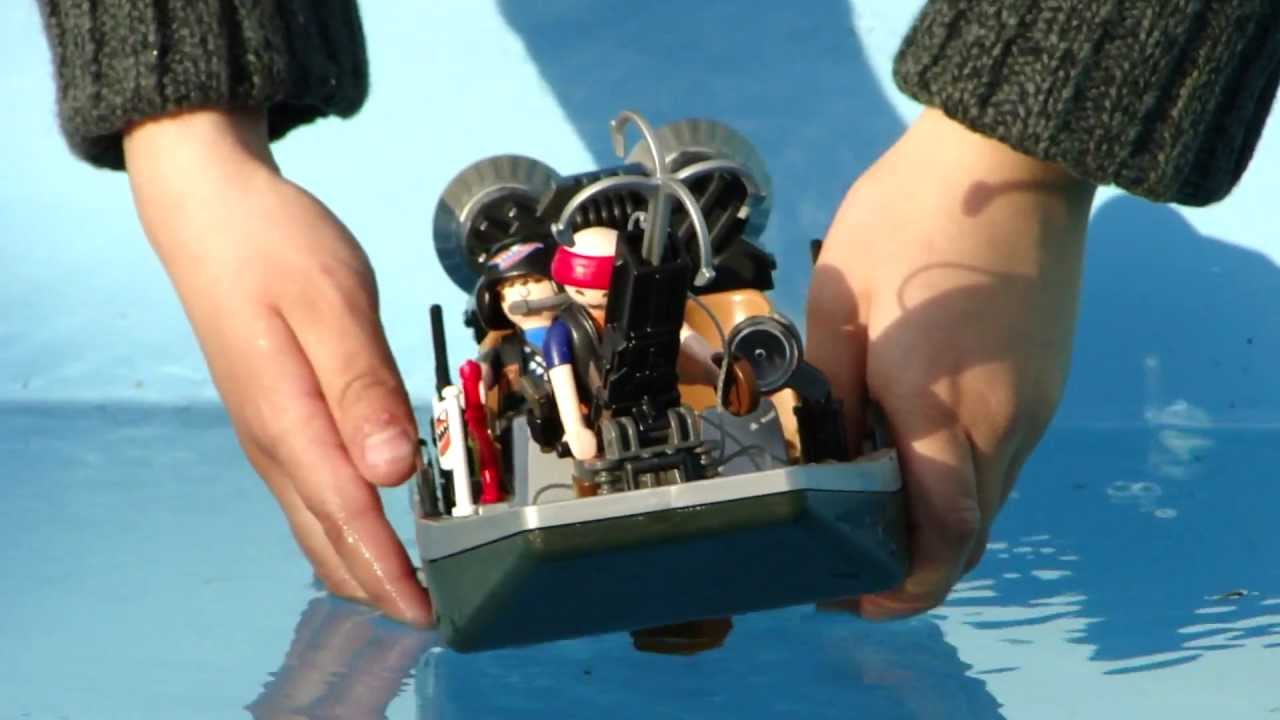 Playmobil bateau moteur