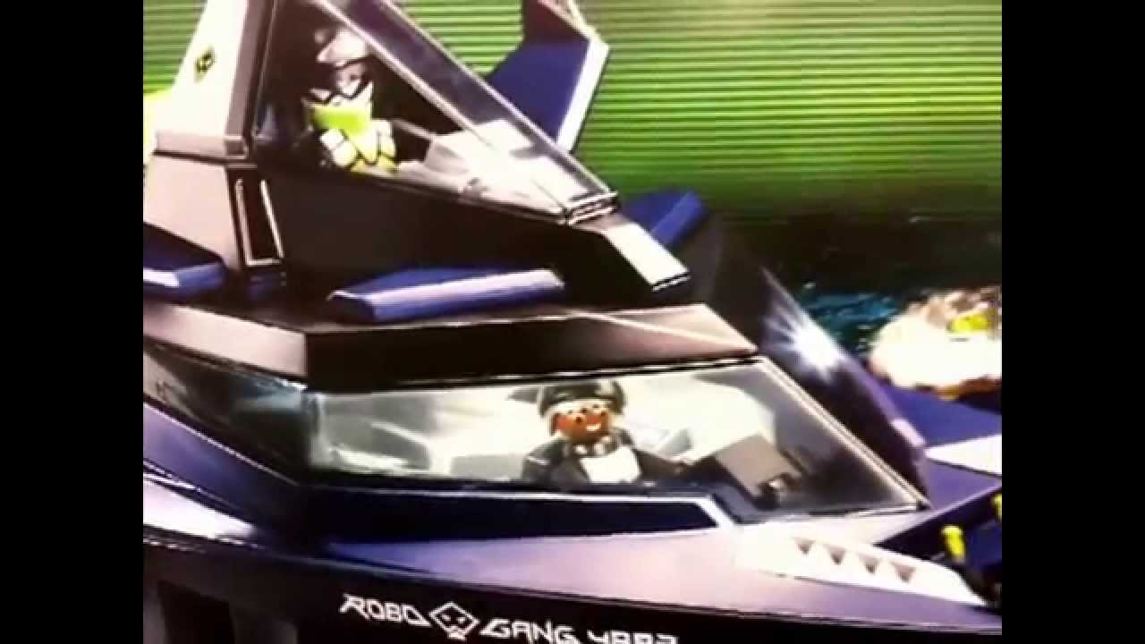 Playmobil bateau robo gang