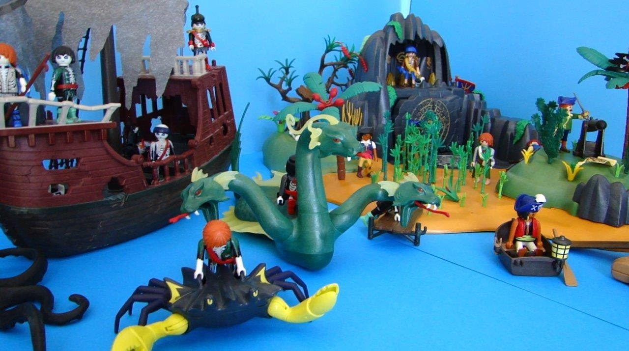 Bateau pirate en playmobil
