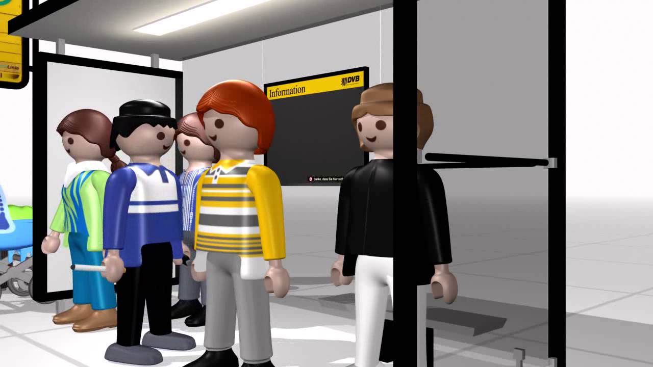 Playmobil bushaltestelle