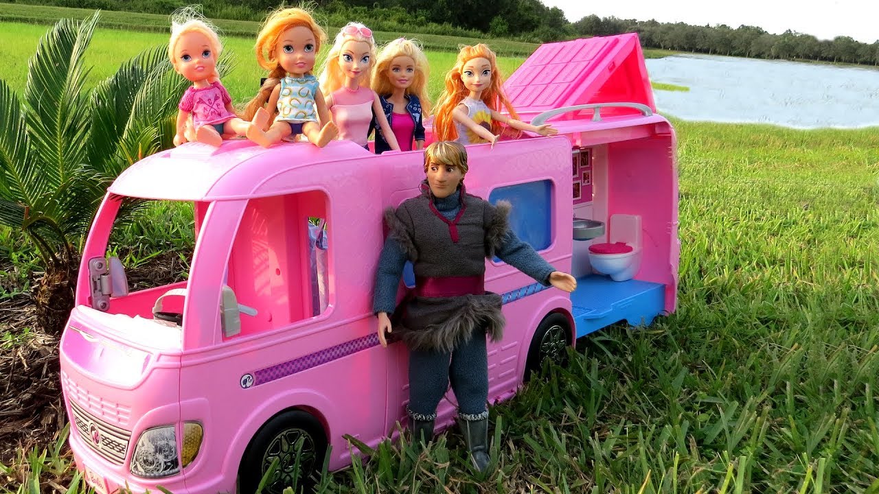 Camping car barbie playmobil