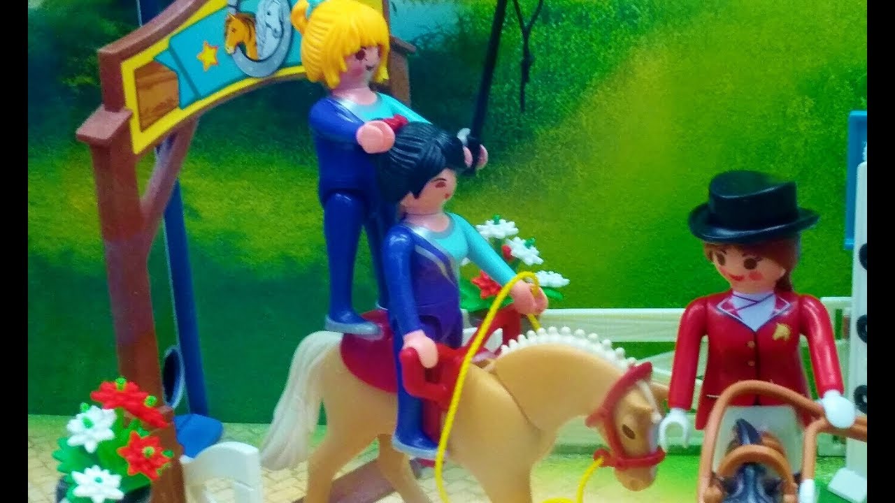 Youtube video playmobil centre equestre