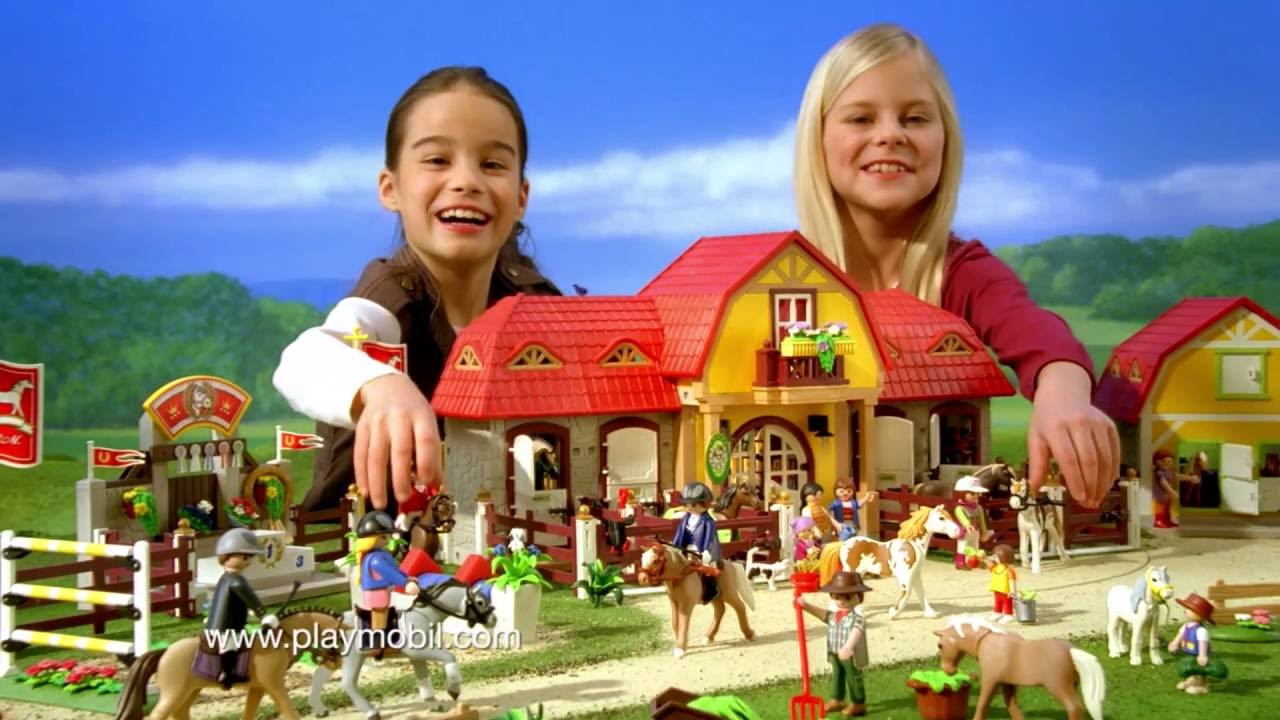 Video playmobil chevaux centre equestre