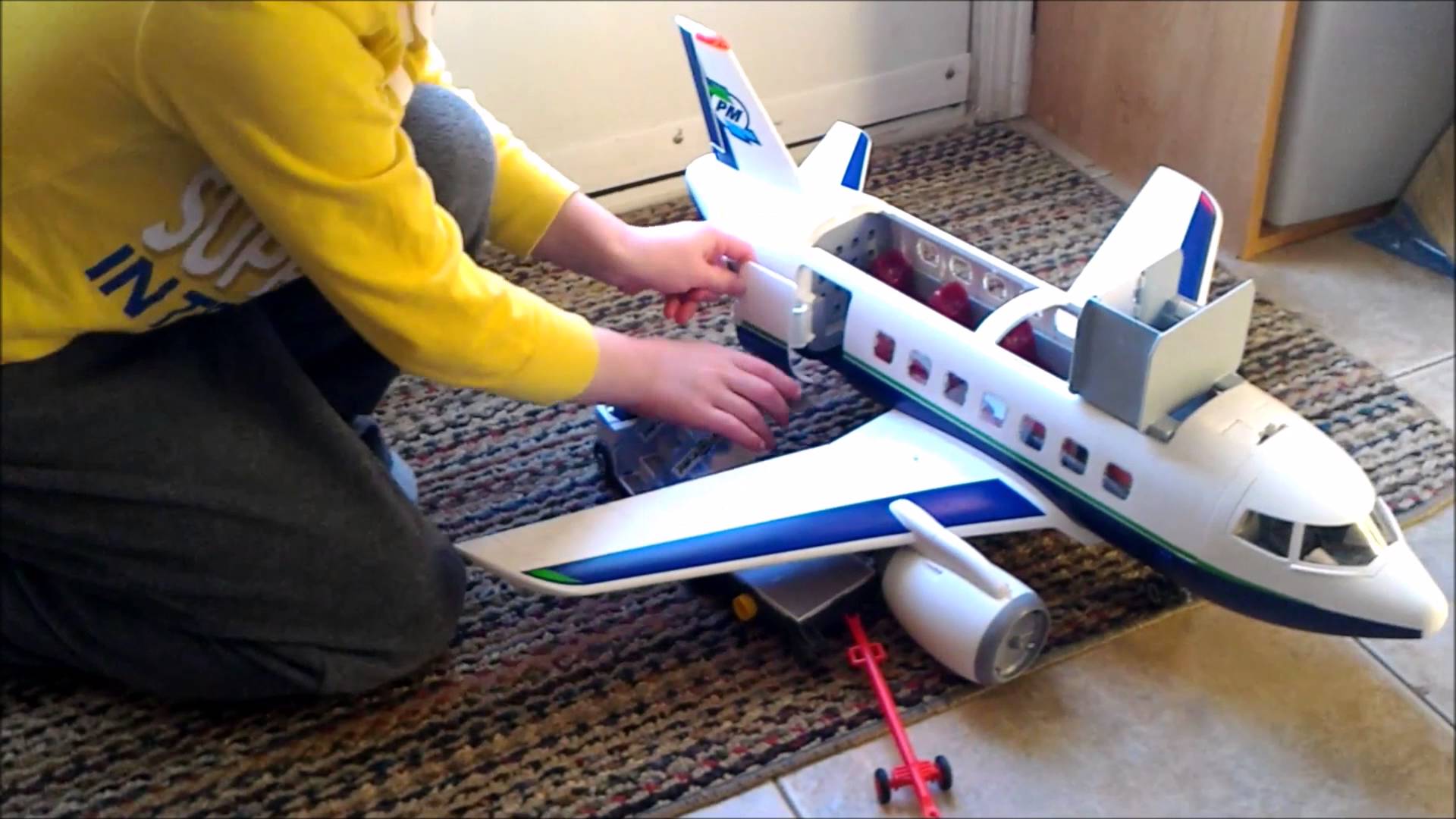 Playmobil city action aeroplane