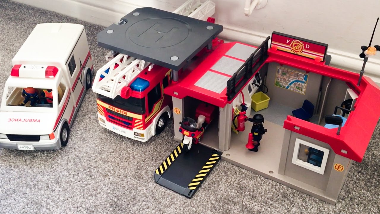 Playmobil city action fire station instructions