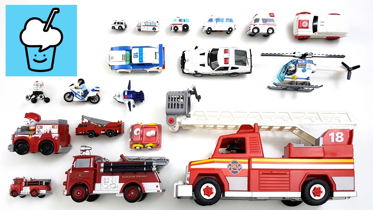 Playmobil police and ambulance
