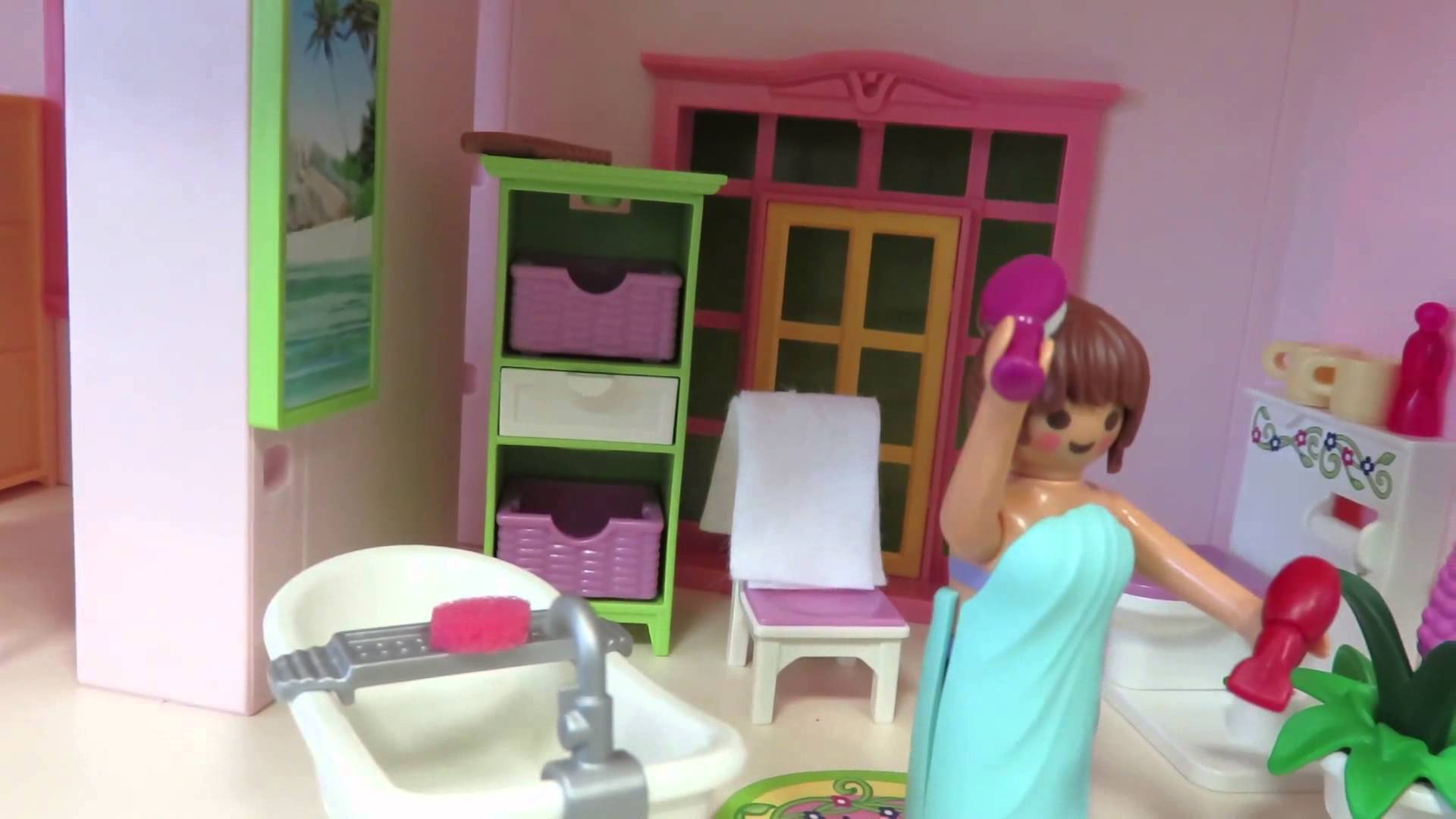 Playmobil dollhouse badezimmer