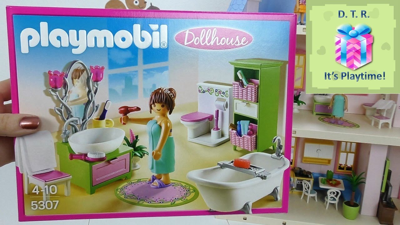 Playmobil dollhouse bathroom