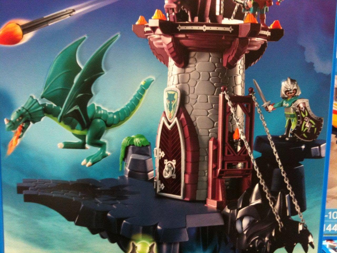 Playmobil tour du dragon rouge