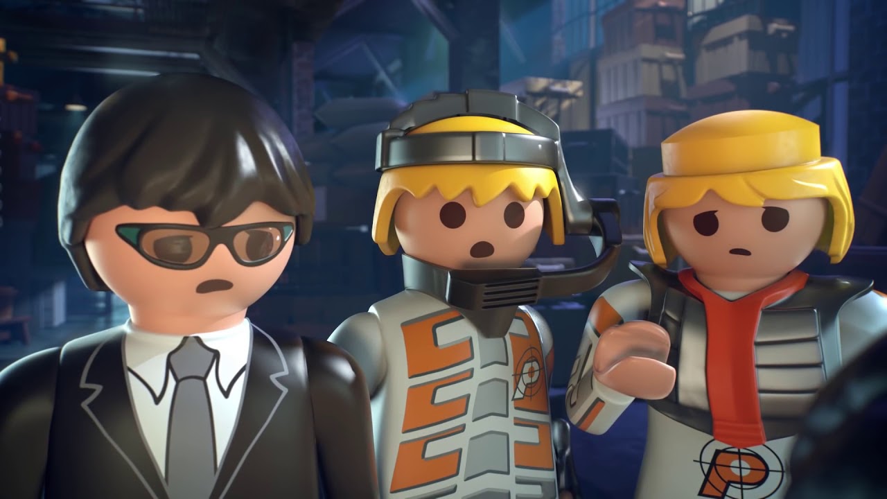 Playmobil dessin animé top agent