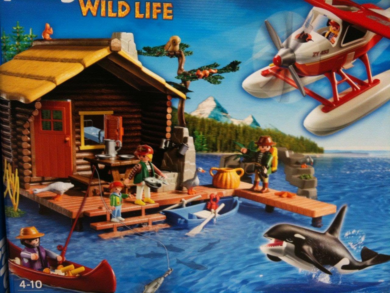 Playmobil pêcheur bâteau dauphin