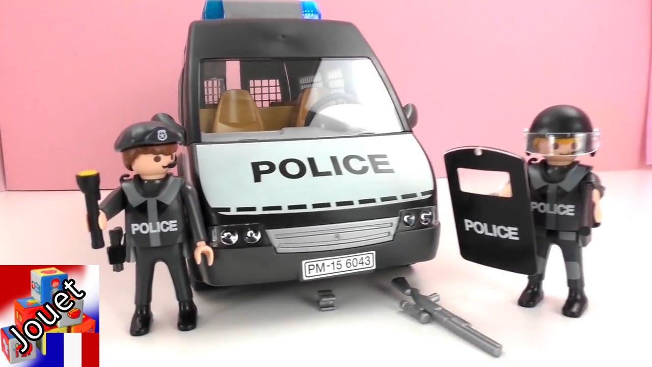 Playmobil police voiture noire