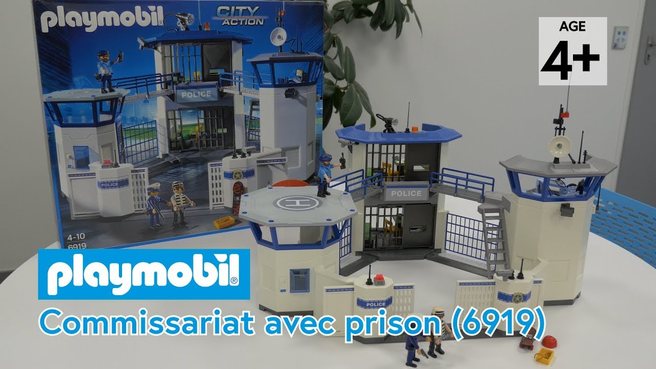 Quartier de police playmobil