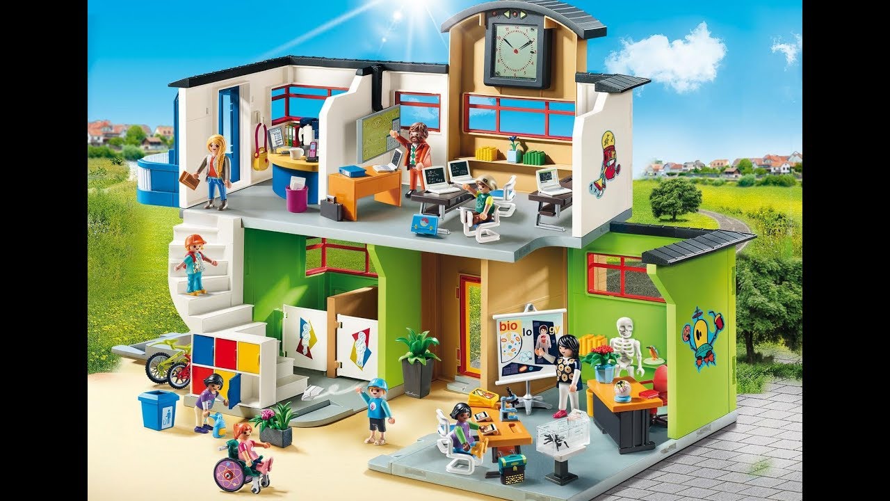 Vidéo playmobil l'école