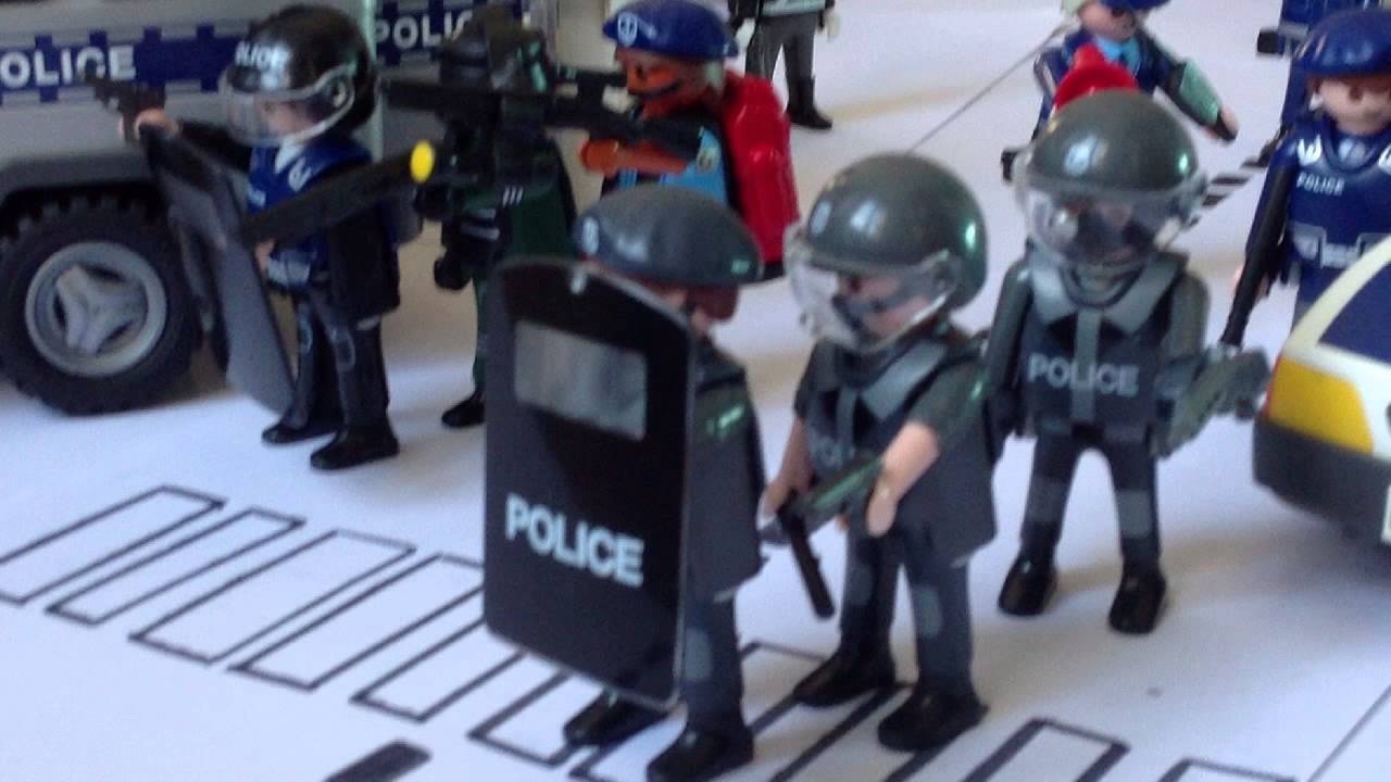 Playmobil policier raid
