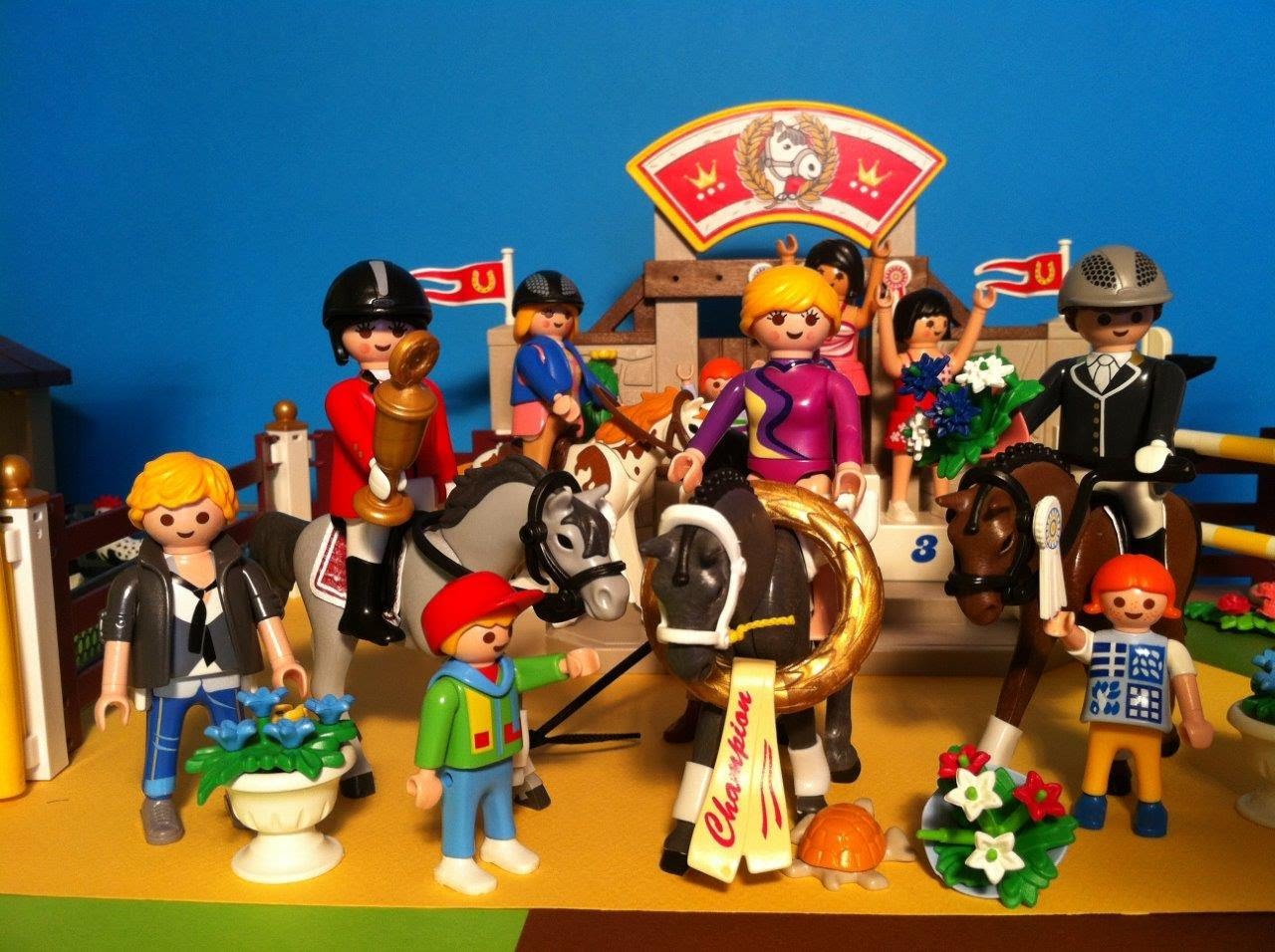 Playmobil podium equestre