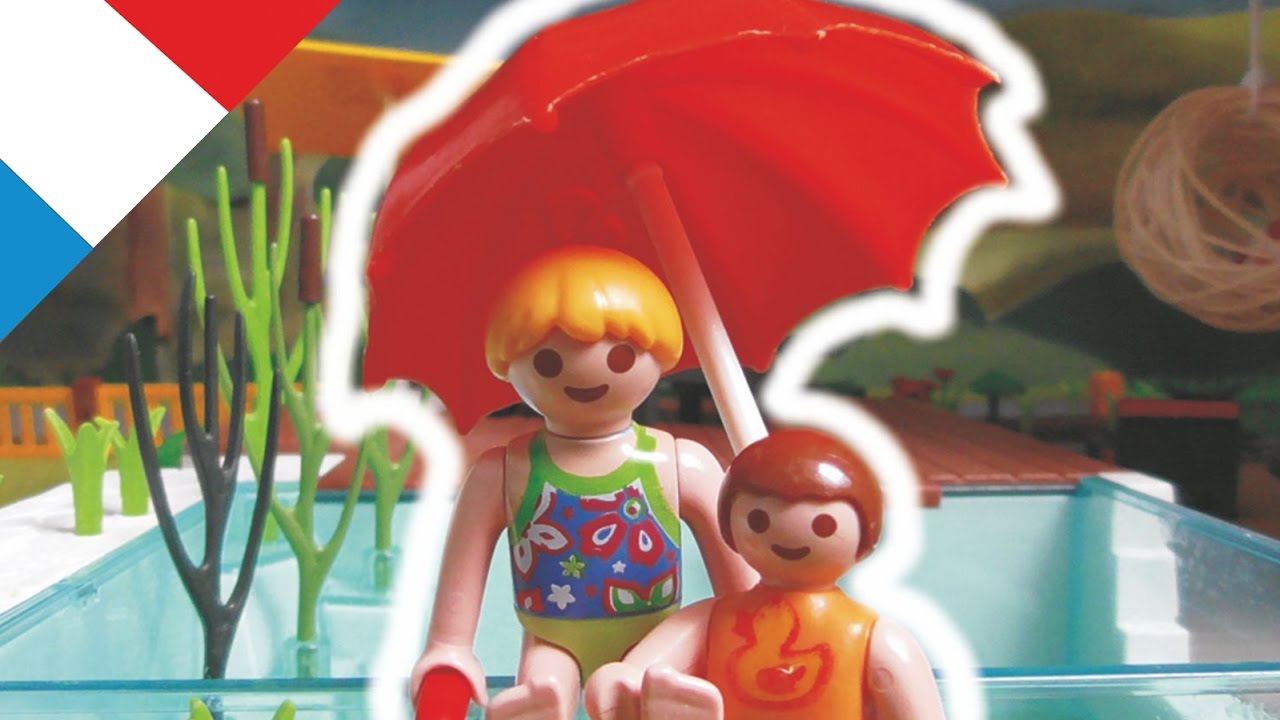 Playmobil en français a la piscine