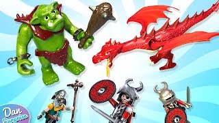 Playmobil chateau et troll