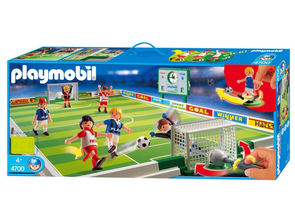 Playmobil football pitch