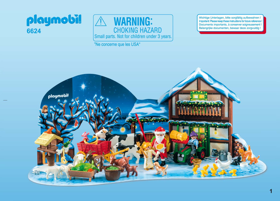 Playmobil ferme notice montage