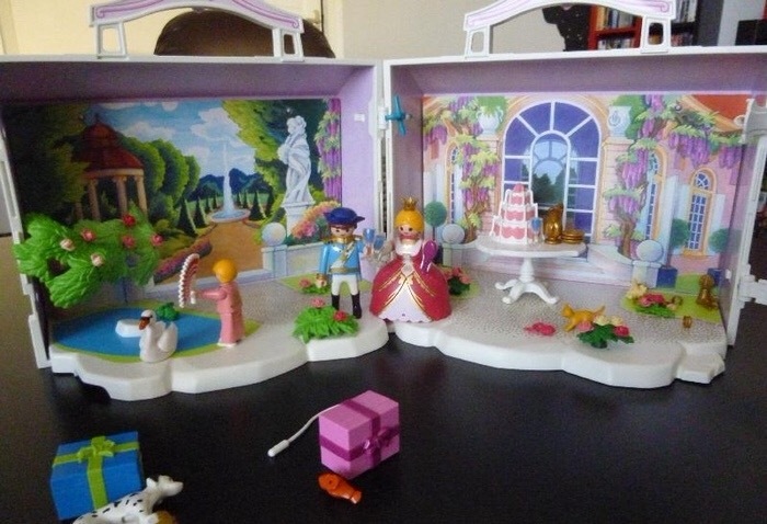 Playmobil princesse pavillon royal transportable