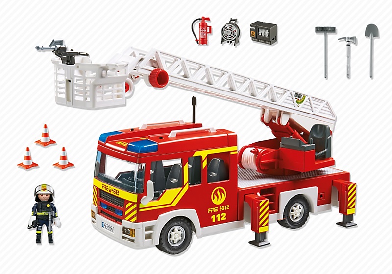 Maquette playmobil pompier