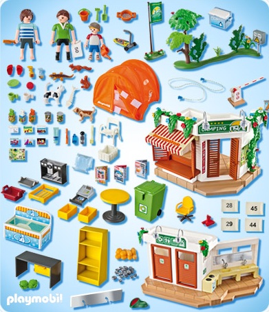 Camping playmobil 5432 king jouet