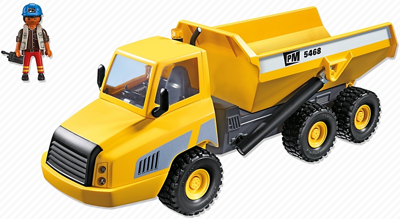 Playmobil camion benne basculante