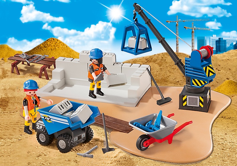 Playmobil engin chantier