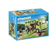 Playmobil chevaux remorque