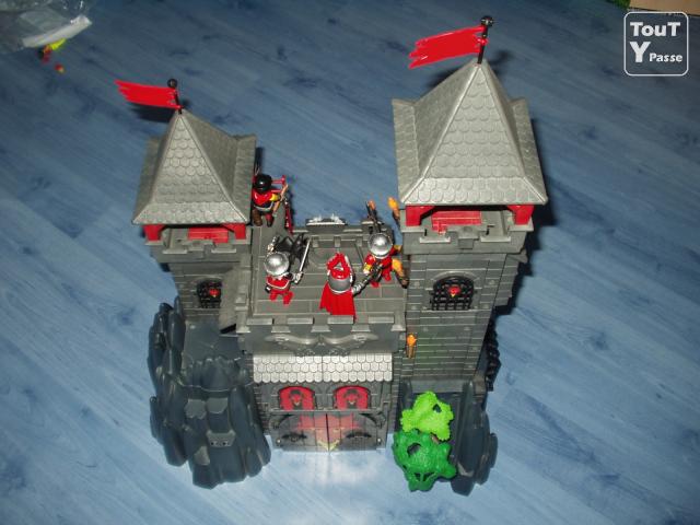 Chateau playmobil dragon rouge montage