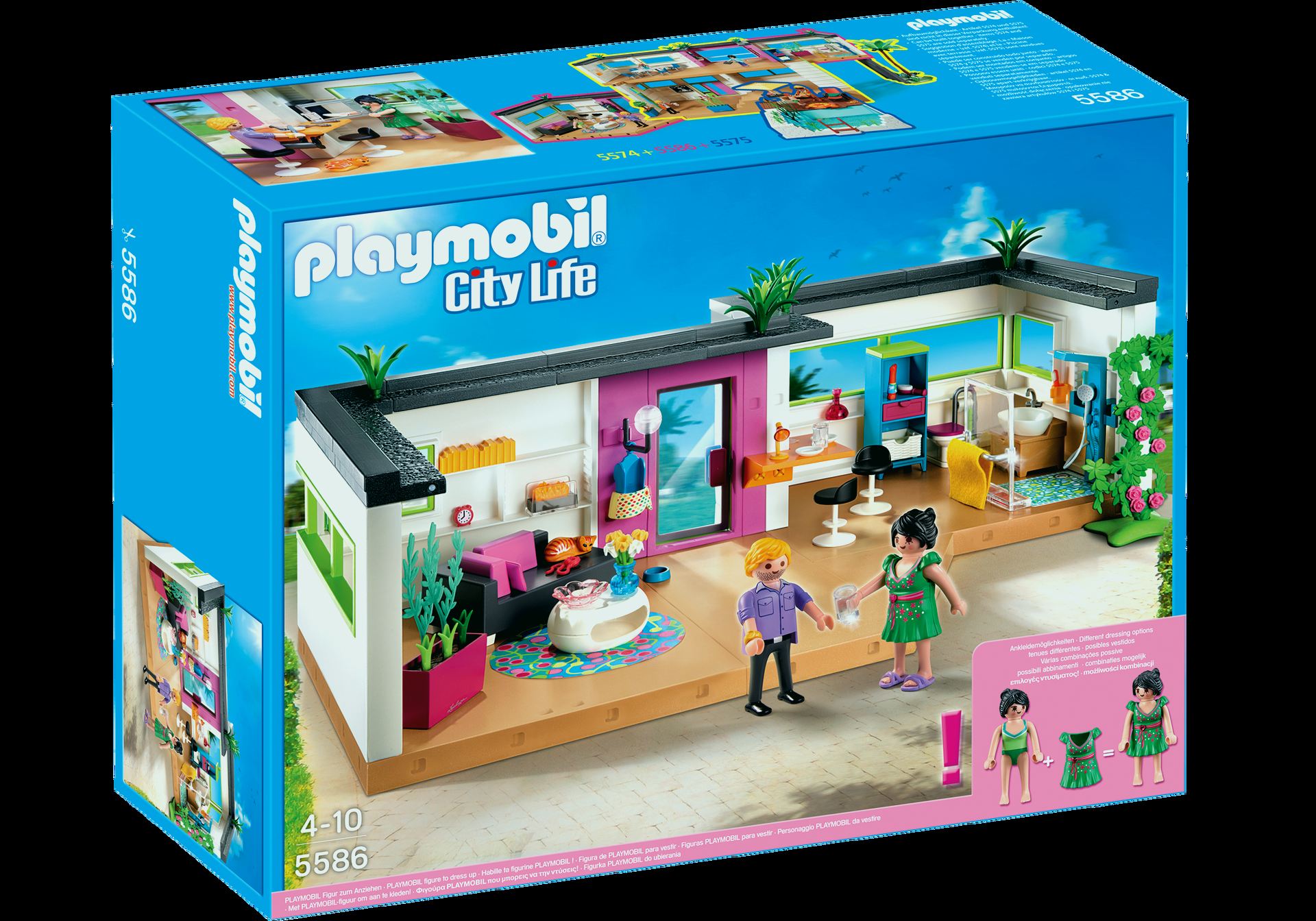Playmobil maison moderne dressing