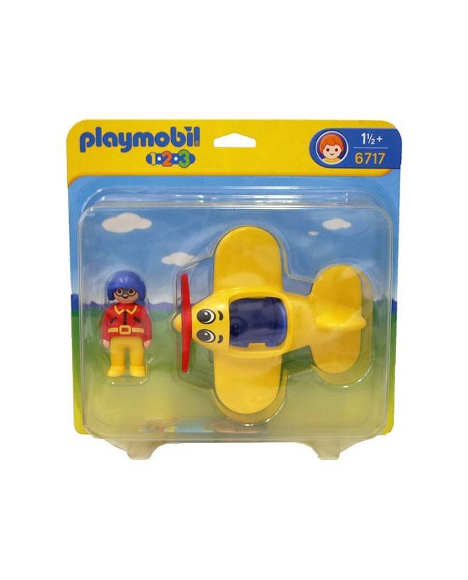 Playmobil pilote avion