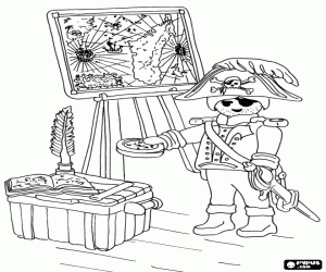Playmobil pirate coloriage