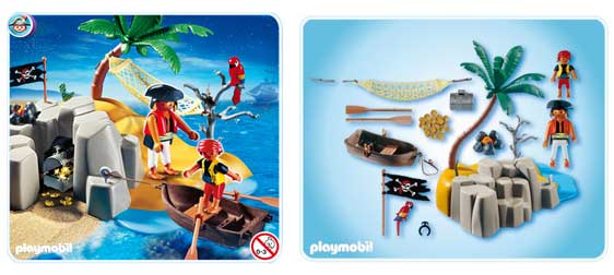 Playmobil pirate island 4139