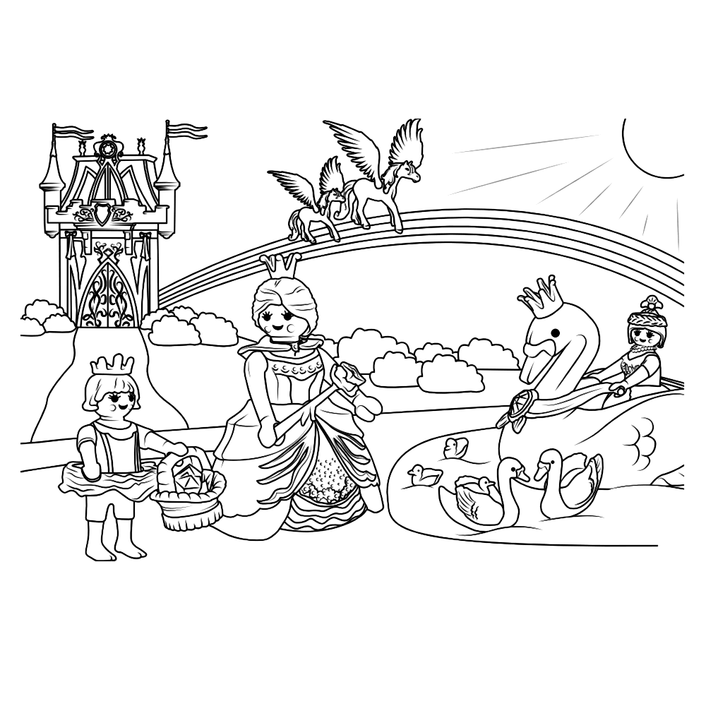 Playmobil country kleurplaat