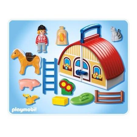 Playmobil 123 granja maletin
