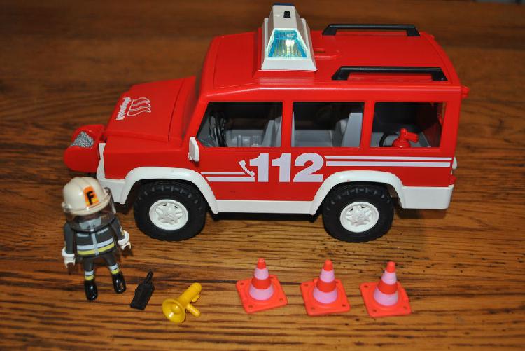 Playmobil pompier incendie