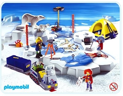 Playmobil dinosaure glace