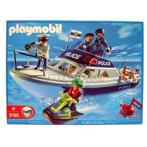 Playmobil police bateau