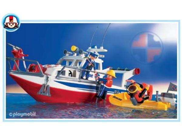 Playmobil bateau sauvetage