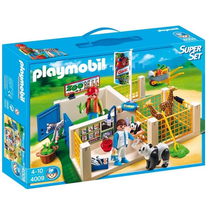 Playmobil clinique veterinaire animaux sauvages