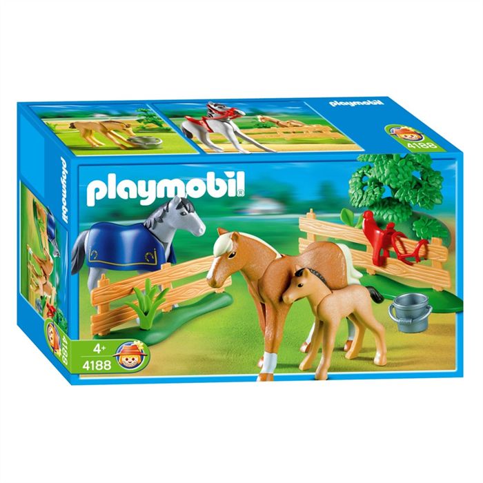 Playmobil van cheval police