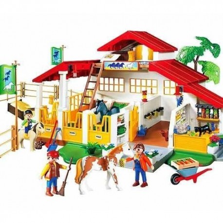 Playmobil voiture centre equestre
