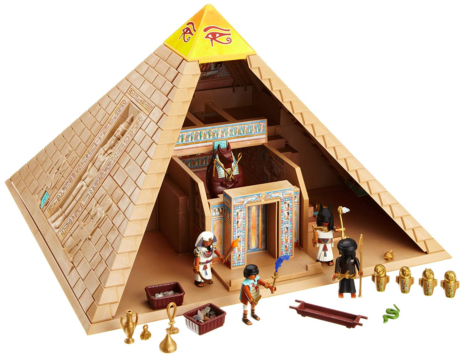 Dessin animé playmobil pyramide