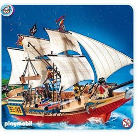 Playmobil bateau pirate bleu