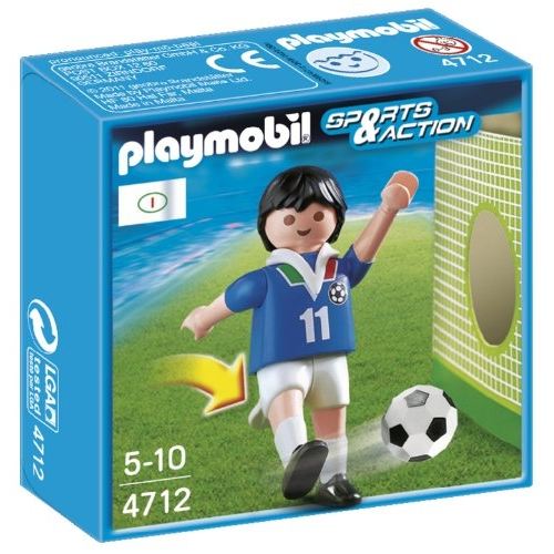 Playmobil joueur de foot italien