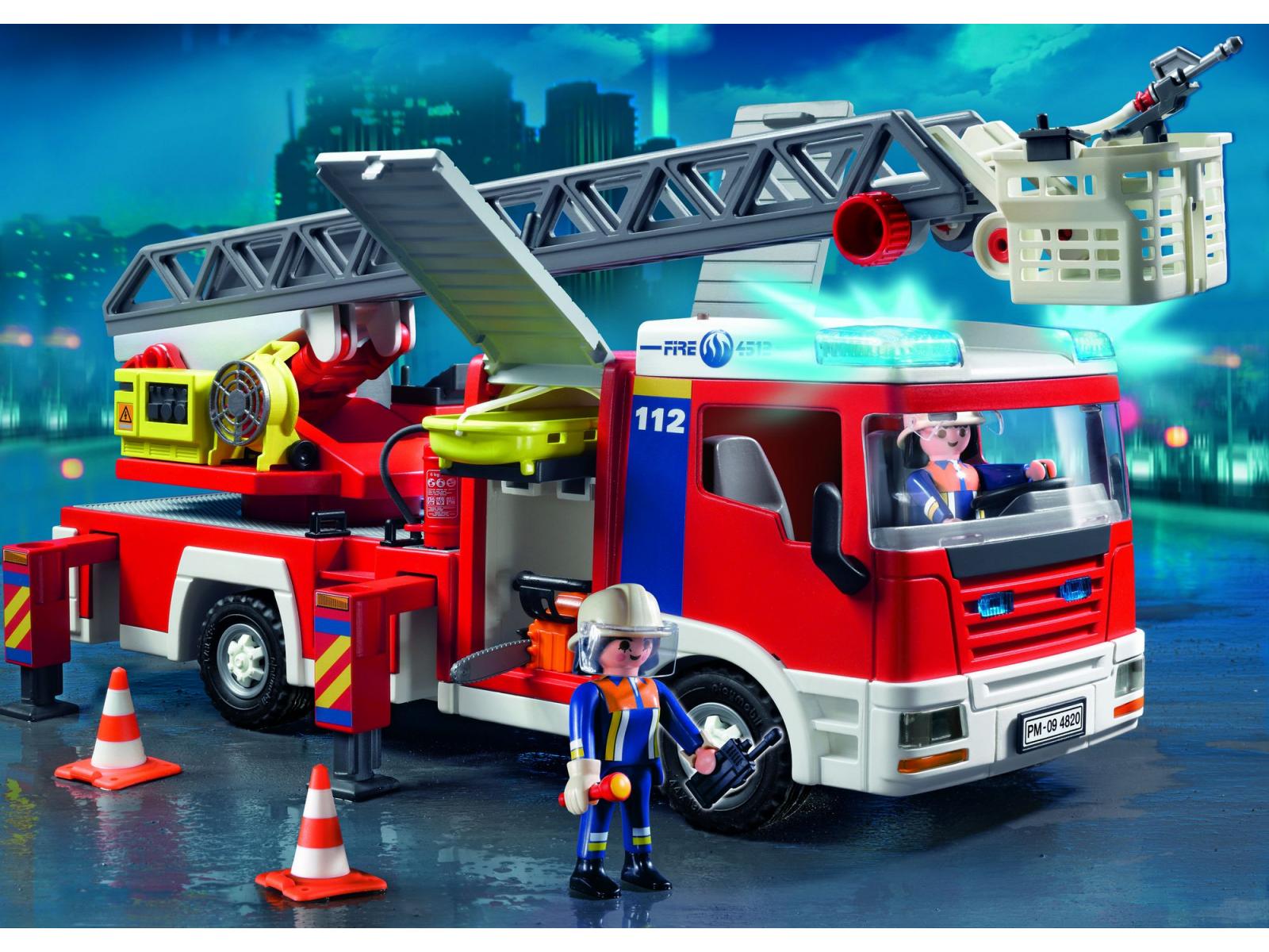 Image camion pompier playmobil